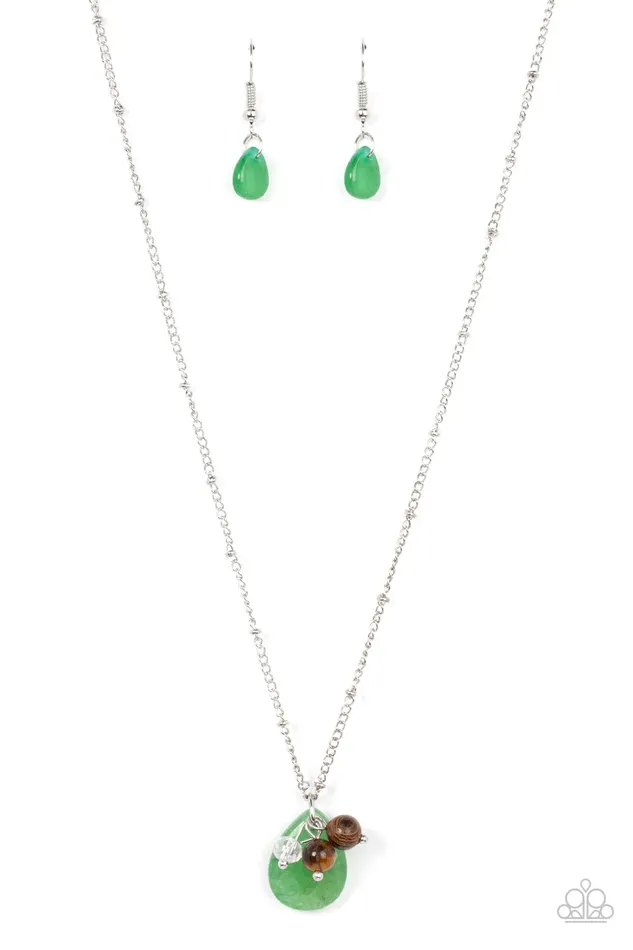 Paparazzi Necklace Cherokee Canyon Green Paparazzi Jewelry Necklaces