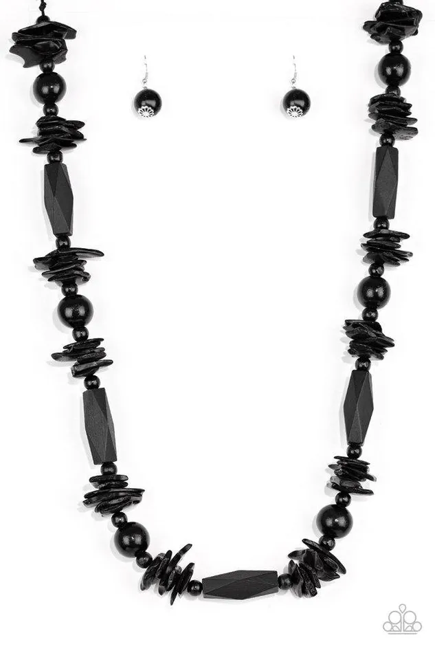 Paparazzi Necklace Cozumel Coast Black Paparazzi Jewelry Necklaces