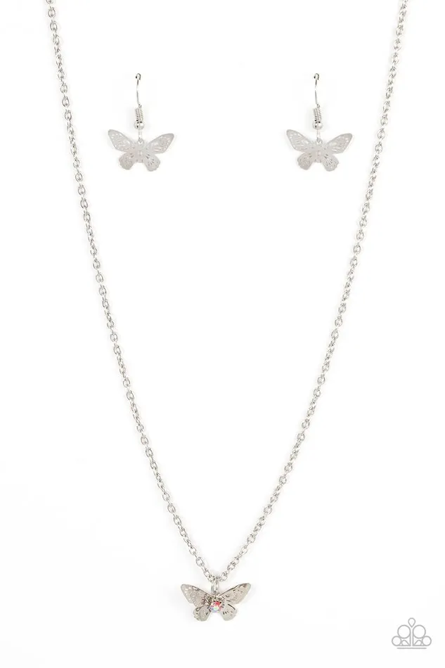 Paparazzi Necklace Flutter Love Pink Paparazzi Jewelry Necklaces Paparazzi Necklace Flutter Love Pink Paparazzi Jewelry Necklaces