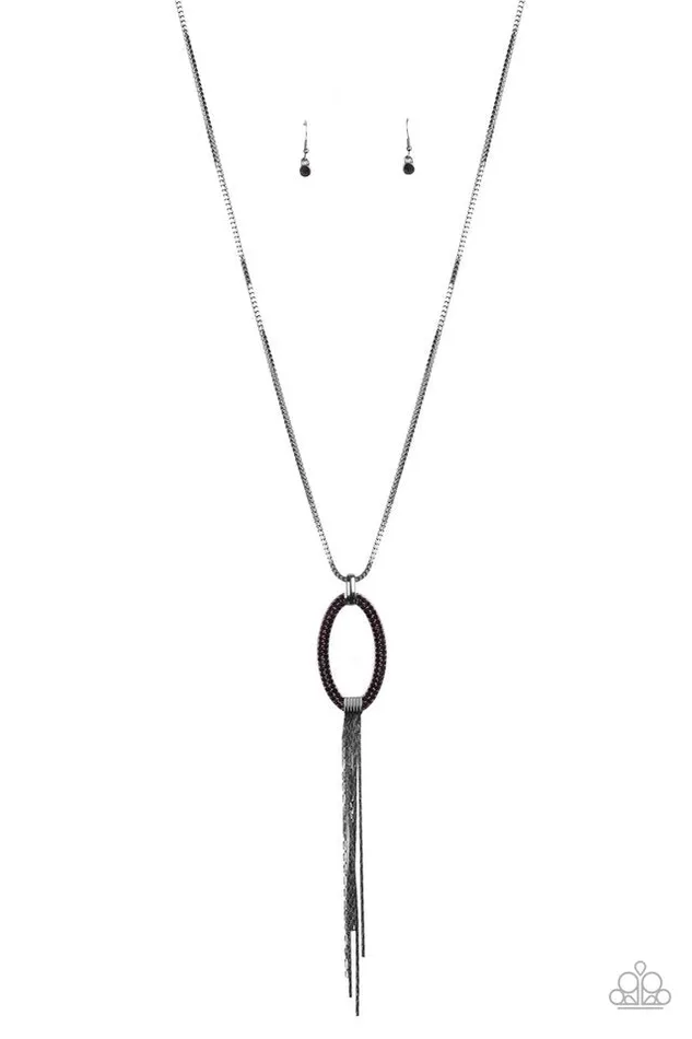 Paparazzi Necklace Head OVAL Heels Purple Paparazzi Jewelry Necklaces Paparazzi Necklace Head OVAL Heels Purple Paparazzi Jewelry Necklaces