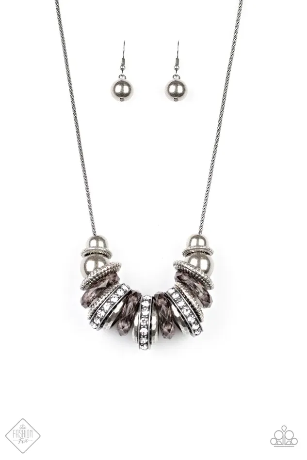 Paparazzi Necklace Metro Mantra White Paparazzi Jewelry Necklaces