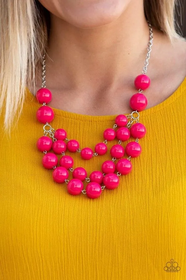 Paparazzi Necklace Miss PopYOUlarity Pink Paparazzi Jewelry Necklaces