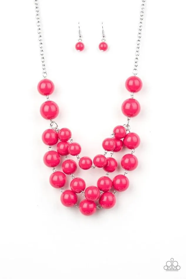 Paparazzi Necklace Miss PopYOUlarity Pink Paparazzi Jewelry Necklaces