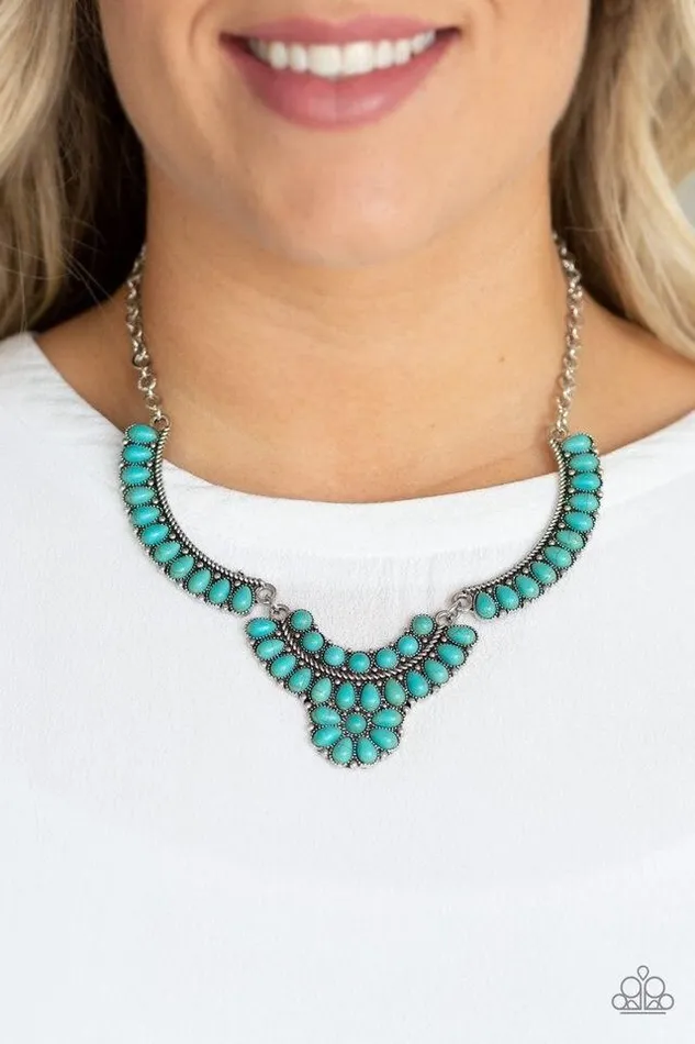 Paparazzi Necklace Omega Oasis Blue Paparazzi Jewelry Necklaces