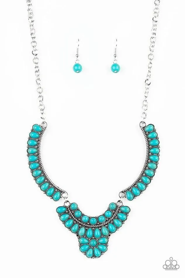 Paparazzi Necklace Omega Oasis Blue Paparazzi Jewelry Necklaces