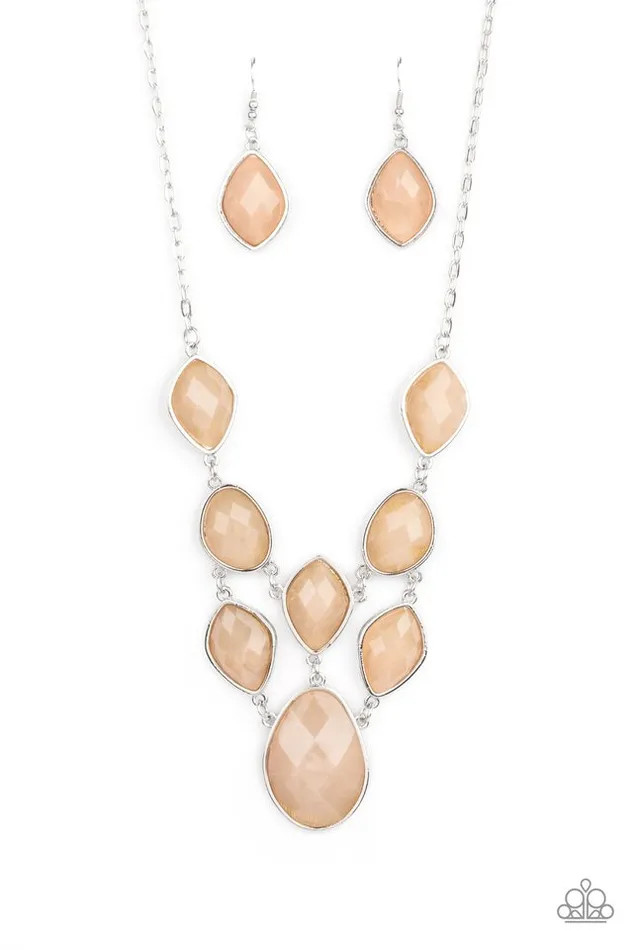Paparazzi Necklace Opulently Oracle Brown Paparazzi Jewelry Necklaces