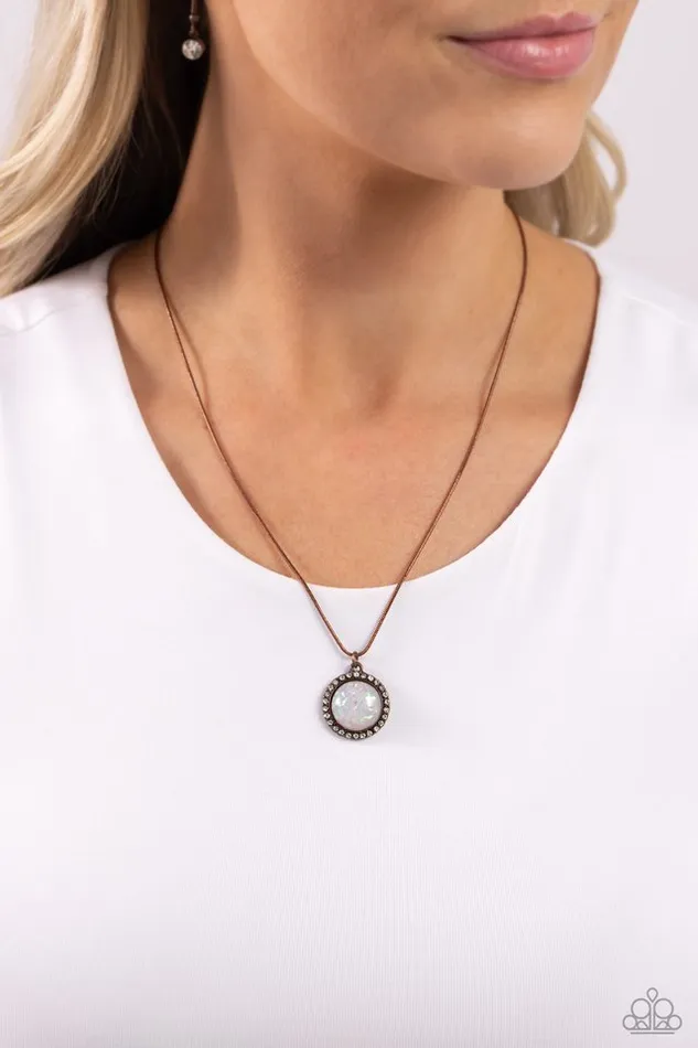Paparazzi Necklace Pixie Potential Copper Paparazzi Jewelry Necklaces