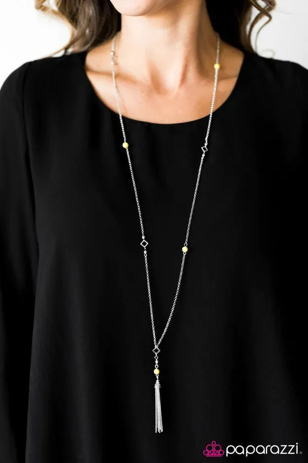 Paparazzi Necklace Roam On Yellow Paparazzi Jewelry Necklaces