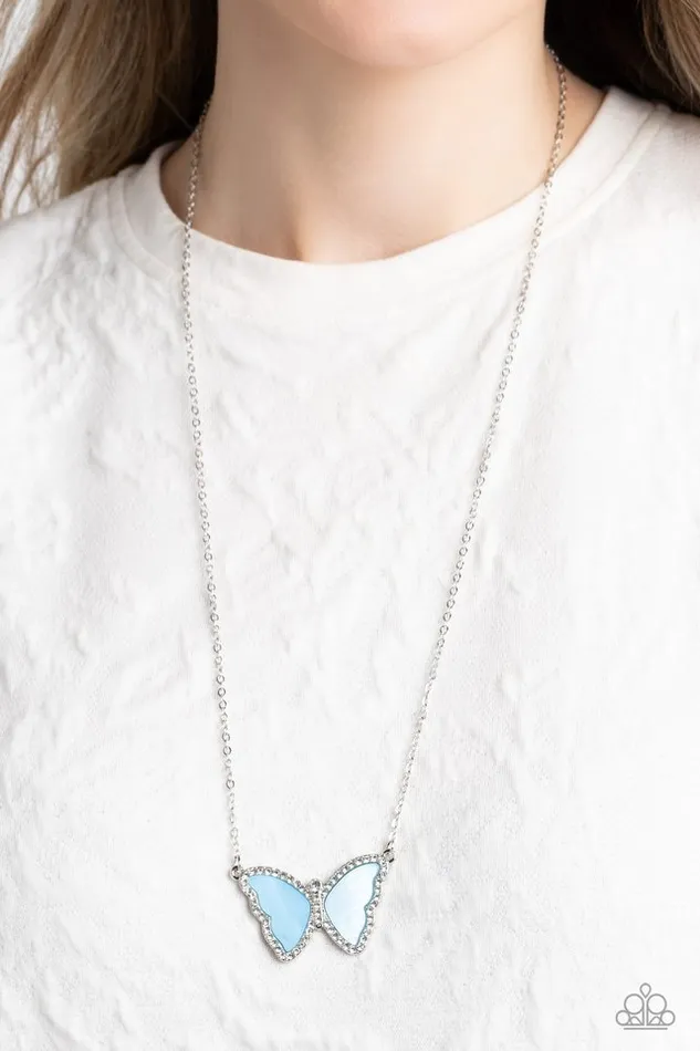 Paparazzi Necklace SHELLbound Blue Paparazzi Jewelry Necklaces