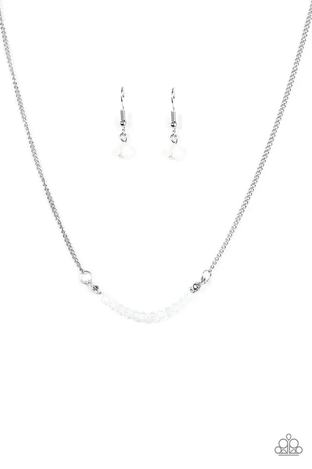 Paparazzi Necklace Shine Like Stars White Paparazzi Jewelry Necklaces