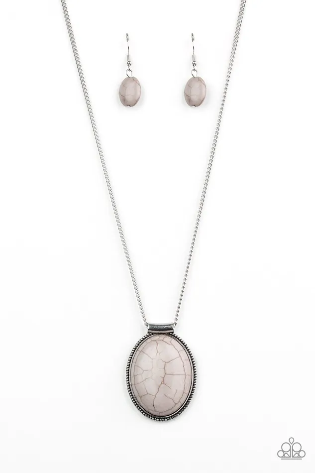 Paparazzi Necklace Southwest Showdown Silver Paparazzi Jewelry Necklaces