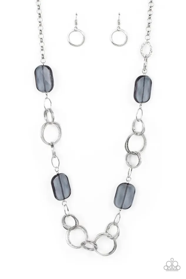 Paparazzi Necklace Stained Glass Glamour Silver Paparazzi Jewelry Necklaces Paparazzi Necklace Stained Glass Glamour Silver Paparazzi Jewelry Necklaces
