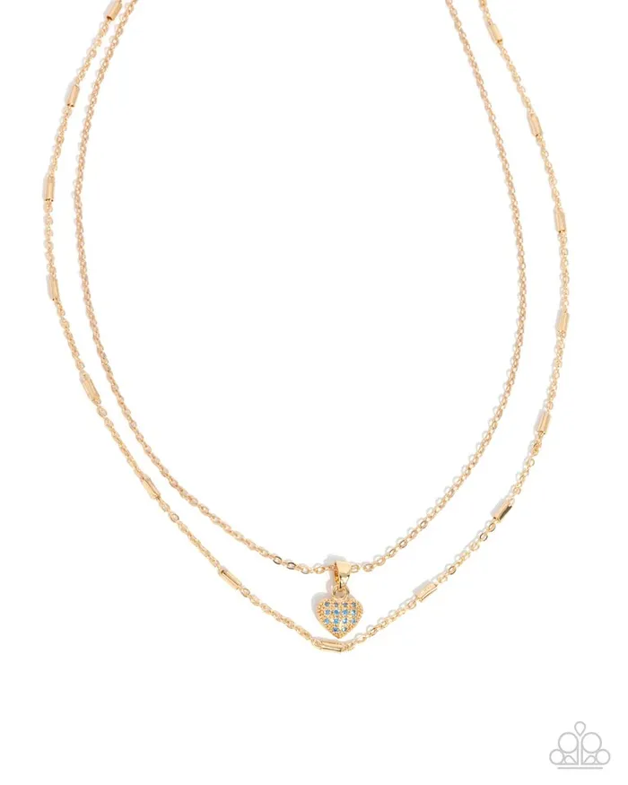 Paparazzi Necklace Steady Sweetheart Blue Paparazzi Jewelry Necklaces Paparazzi Necklace Steady Sweetheart Blue Paparazzi Jewelry Necklaces
