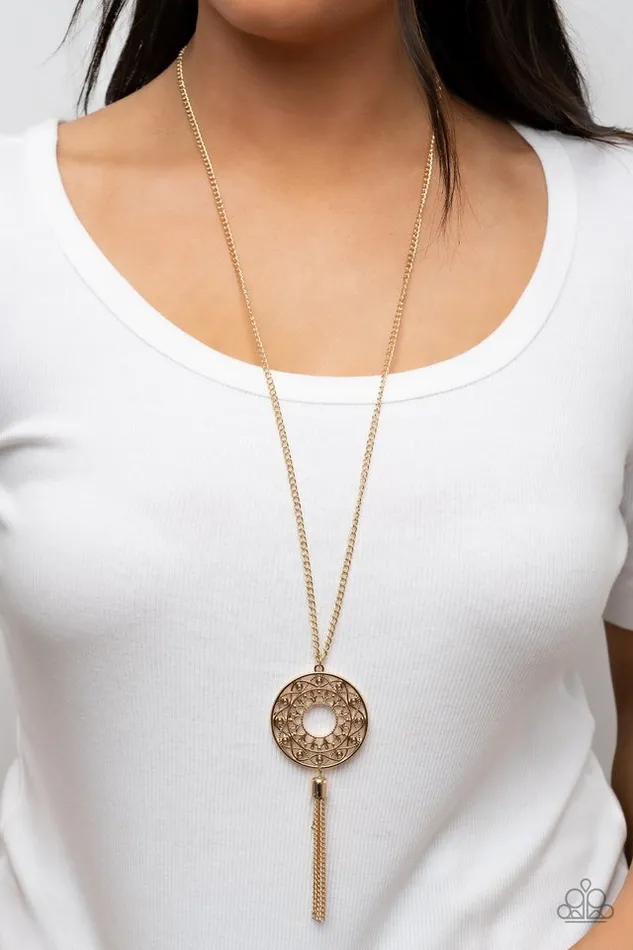 Paparazzi Necklace Tai Chi Tassel Gold Paparazzi Jewelry Necklaces Paparazzi Necklace Tai Chi Tassel Gold Paparazzi Jewelry Necklaces
