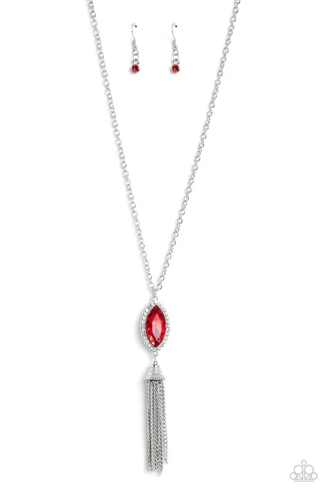 Paparazzi Necklace Tassel Tabloid Red Paparazzi Jewelry Necklaces Paparazzi Necklace Tassel Tabloid Red Paparazzi Jewelry Necklaces
