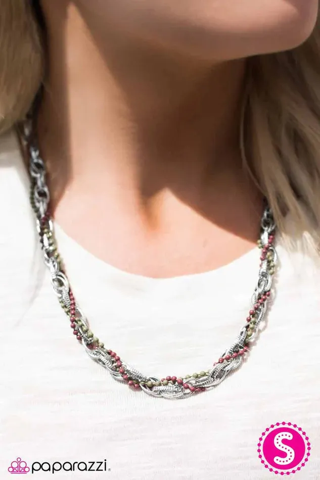 Paparazzi Necklace Time To Celebrate Green Paparazzi Jewelry Necklaces