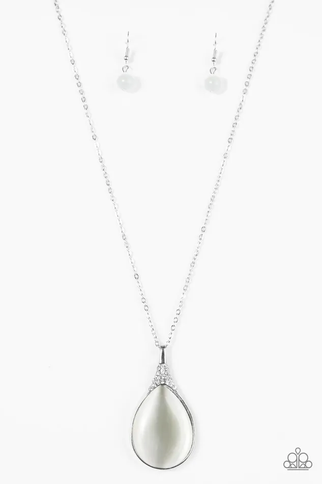 Paparazzi Necklace Timelessly Tranquil White Paparazzi Jewelry Necklaces