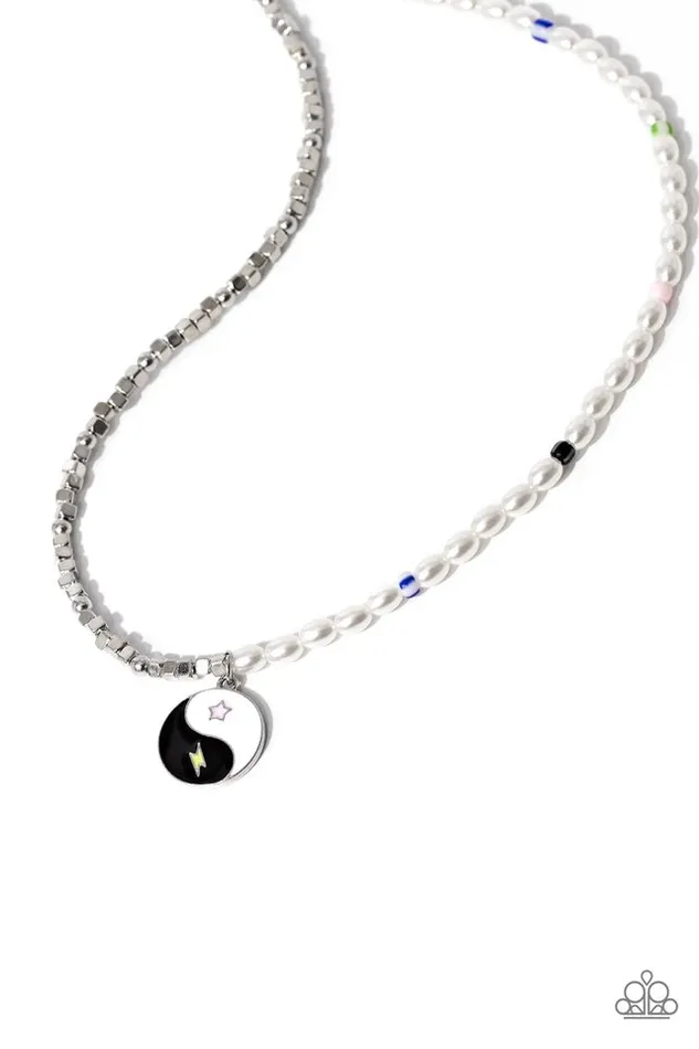 Paparazzi Necklace Youthful Yin and Yang Black Paparazzi Jewelry Necklaces Paparazzi Necklace Youthful Yin and Yang Black Paparazzi Jewelry Necklaces