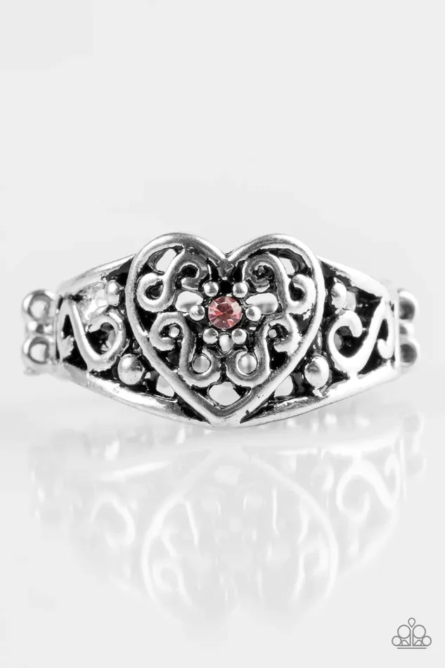 Paparazzi Ring Dearly Beloved Pink Paparazzi Jewelry Rings