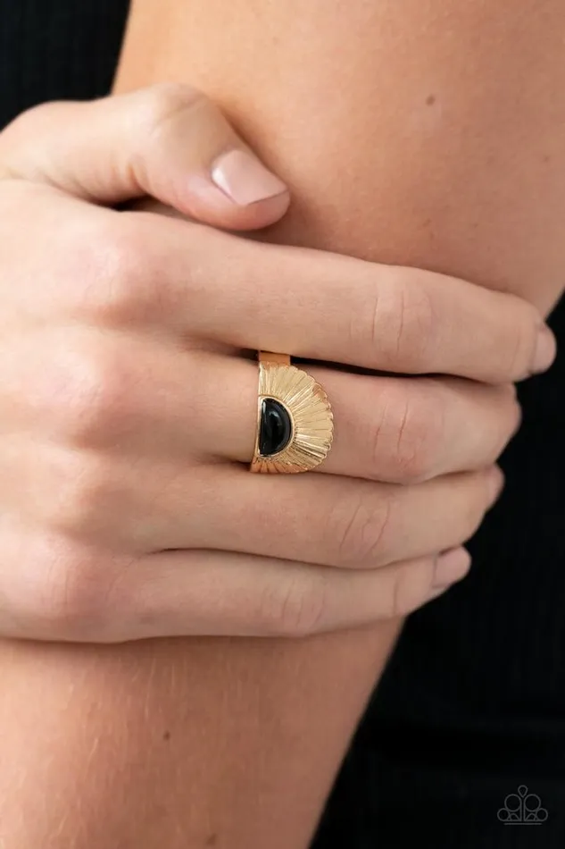 Paparazzi Ring Fabulously FANtabulous Gold Paparazzi Jewelry Rings