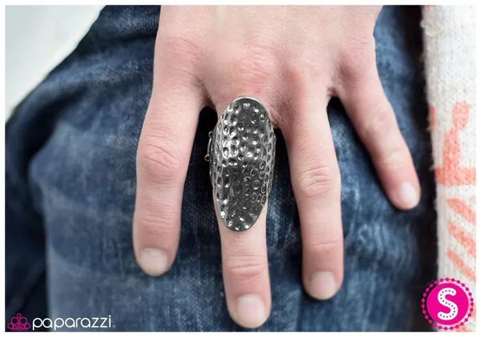 Paparazzi Ring Take Cover Silver Paparazzi Jewelry Rings