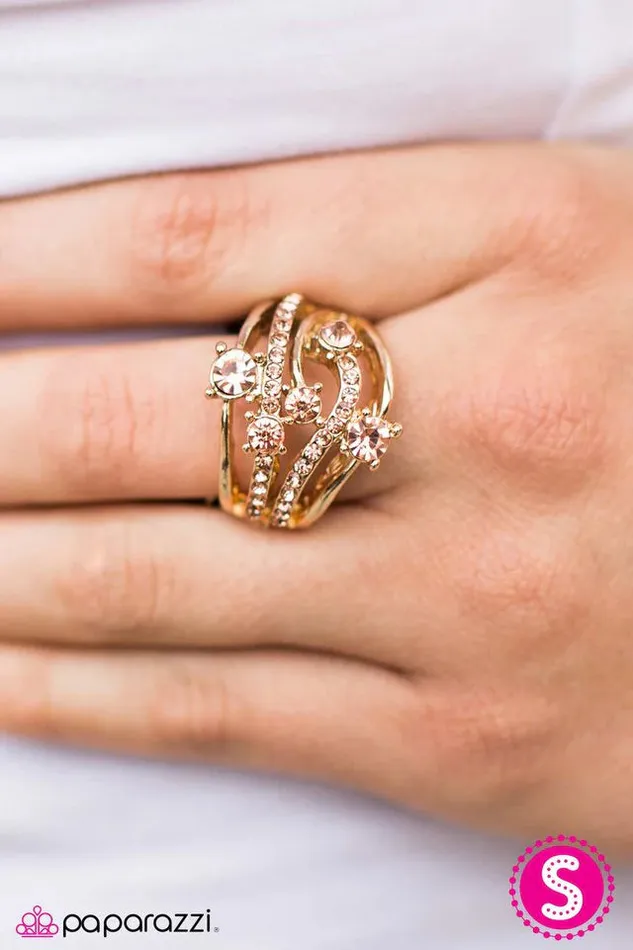 Paparazzi Ring The Trophy Wife Gold Paparazzi Jewelry Rings