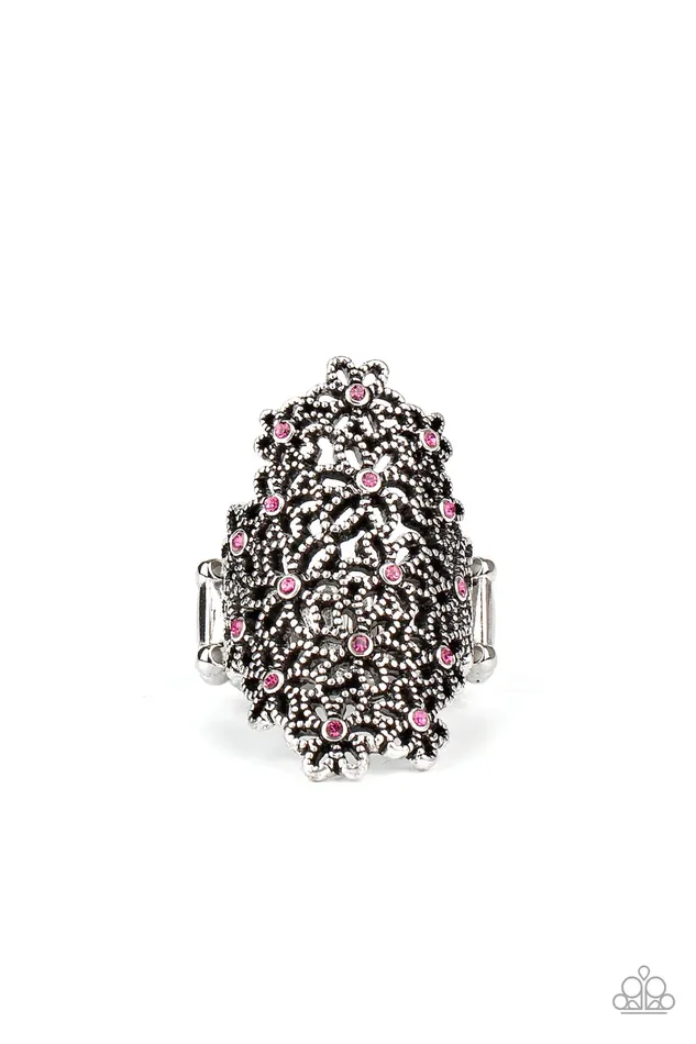 Paparazzi Ring Youre a Sunflower Pink Paparazzi Jewelry Rings