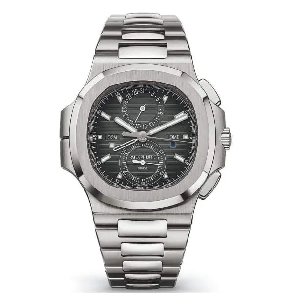 Patek Philippe Travel Time Flyback Chronograph 40mm Watch Ref 59901A001 Black Dial Stainless Steel Bracelet Patek Philippe Bracelets Patek Philippe Travel Time Flyback Chronograph 40mm Watch Ref 59901A001 Black Dial Stainless Steel Bracelet Patek Philippe Bracelets