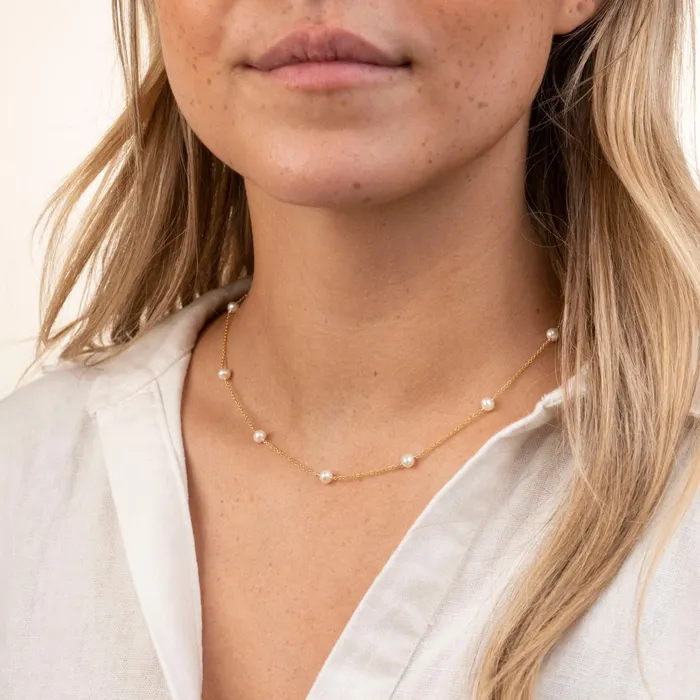 RG Pearl Satellite Necklace Necklaces