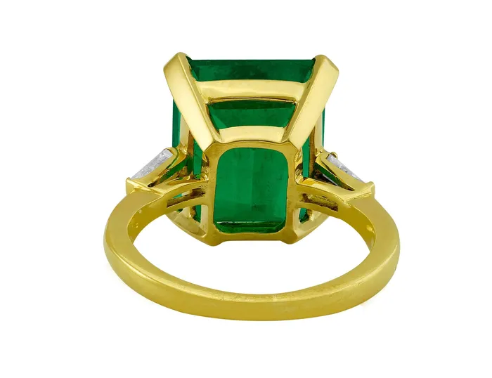 Rings CJ Charles Jewelers Estate 883ct Emerald Diamond Ring