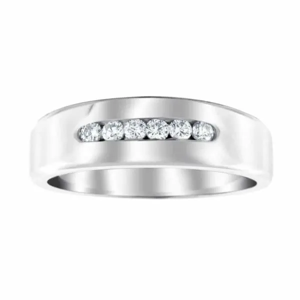 Rings Diamond Source NYC Mens wedding band 14k white gold with 025ct round diamonds BA456402 Rings Diamond Source NYC Mens wedding band 14k white gold with 025ct round diamonds BA456402