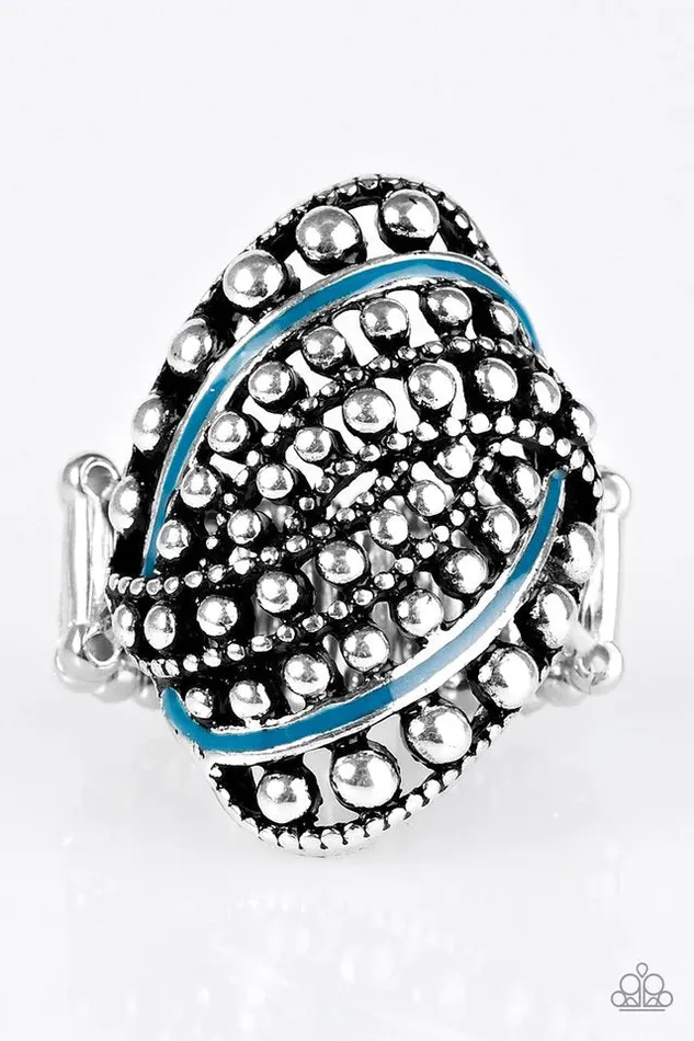 Rings Paparazzi Jewelry Paparazzi Ring Battle Ready Blue