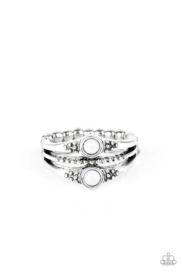 Rings Paparazzi Jewelry Paparazzi Ring Give It Your ZEST White Rings Paparazzi Jewelry Paparazzi Ring Give It Your ZEST White