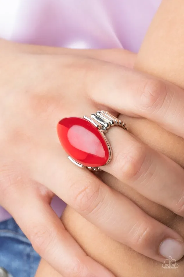 Rings Paparazzi Jewelry Paparazzi Ring Opal Odyssey Red