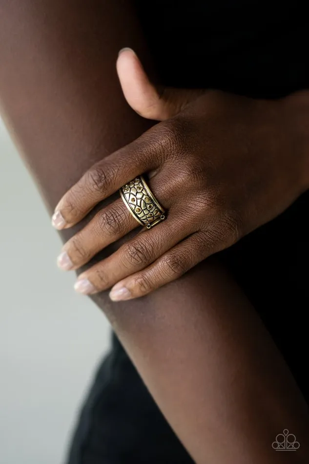 Rings Paparazzi Jewelry Paparazzi Ring Pick Up The Pieces Brass