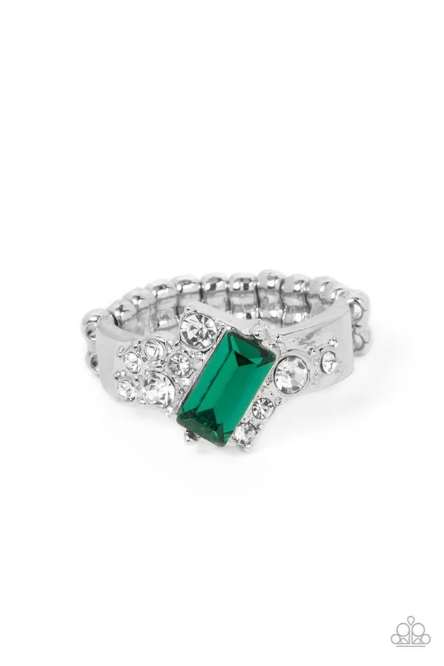 Rings Paparazzi Jewelry Paparazzi Ring Tip the Balance Green Rings Paparazzi Jewelry Paparazzi Ring Tip the Balance Green