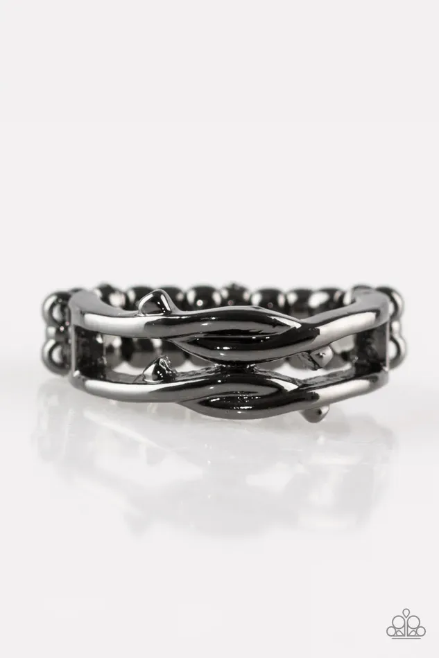 Rings Paparazzi Jewelry Paparazzi Ring Very Vogue Black