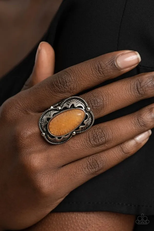 Rings Paparazzi Ring Mystical Mambo Orange Paparazzi Jewelry