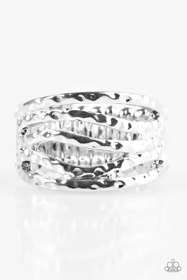 Rings Paparazzi Ring Rival In Radiance Silver Paparazzi Jewelry