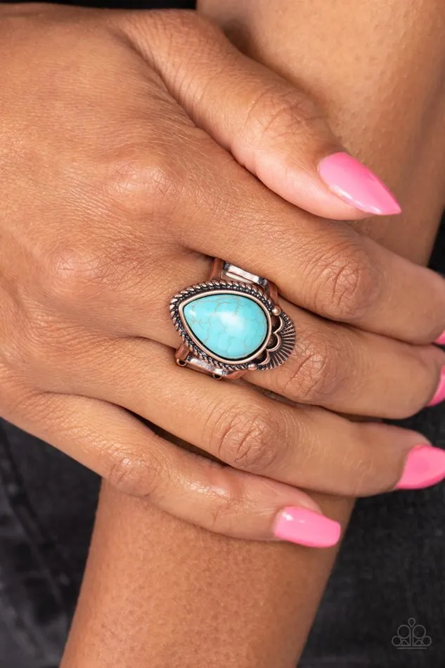 Rings Paparazzi Ring Rural Rapids Copper Paparazzi Jewelry