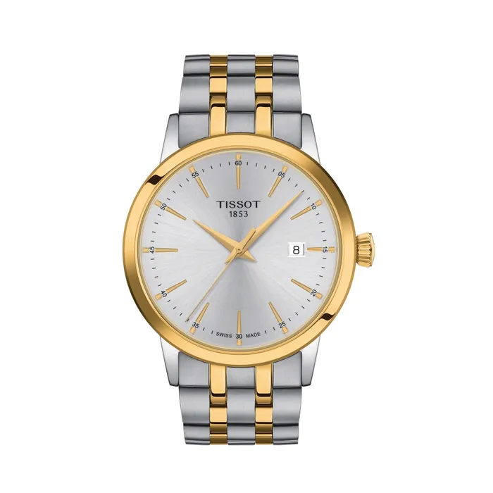Rings Tissot Tissot Classic Dream TwoTone Silver Dial 42mm Quartz
