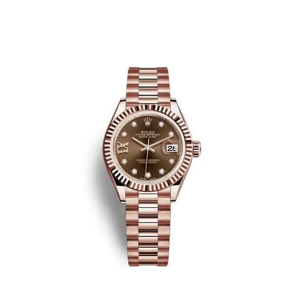 Rolex Lady Datejust 28mm Ref 2791750002 Chocolate Dial 18K Rose Gold President Bracelet Womens Watch Rolex Bracelets Rolex Lady Datejust 28mm Ref 2791750002 Chocolate Dial 18K Rose Gold President Bracelet Womens Watch Rolex Bracelets