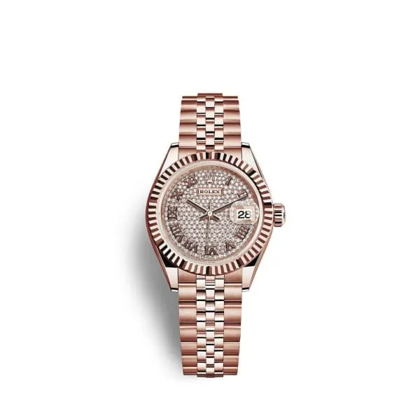 Rolex Lady Datejust 28mm Ref 2791750024 Diamond Pave Dial 18K Rose Gold Jubilee Bracelet Womens Watch Rolex Bracelets Rolex Lady Datejust 28mm Ref 2791750024 Diamond Pave Dial 18K Rose Gold Jubilee Bracelet Womens Watch Rolex Bracelets