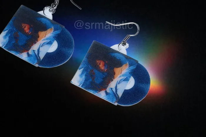 Sam Makes Things Earrings READY TO SHIP Lorde Melodrama Vinyl Album Handmade Earrings