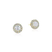 Tacori 14K Yellow Gold Brillant Bloom Diamond Earring Mounts 5mm Tacori Earrings Tacori 14K Yellow Gold Brillant Bloom Diamond Earring Mounts 5mm Tacori Earrings