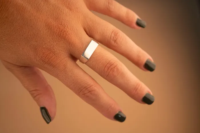 TheRoseGypsy Rings Silver Rectangle Signet