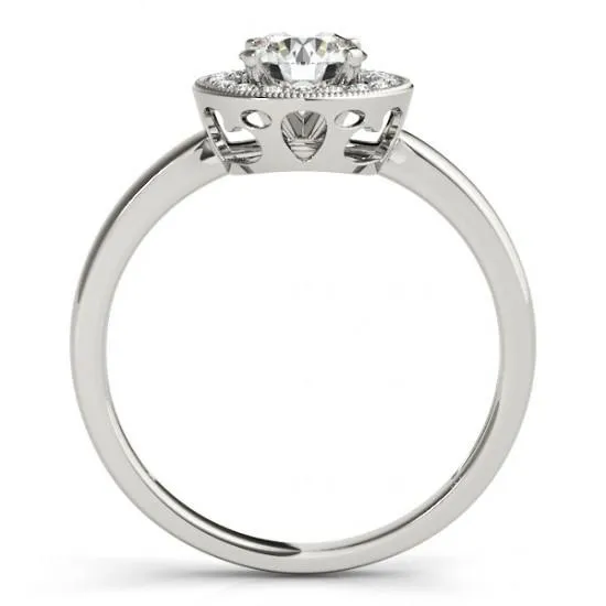 175 Carats Round Natural Earth Mined Diamond Halo Anniversary Ring White Gold 14K GB Rings 175 Carats Round Natural Earth Mined Diamond Halo Anniversary Ring White Gold 14K GB Rings