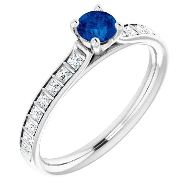 2 Carat Genuine Ceylon Sapphire Womens Ring GB Rings