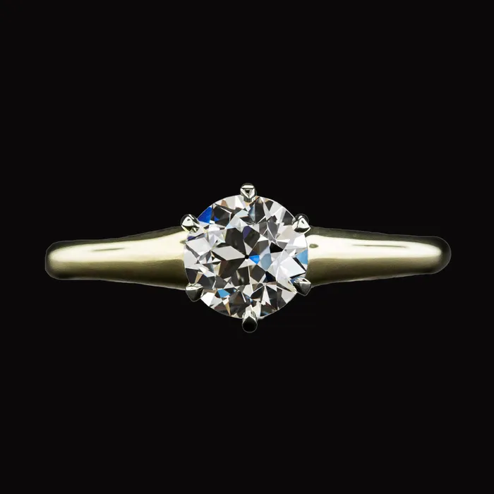 2 Carats Solitaire Ring Old Miner Natural Earth Mined Diamond Tapered Shank White Gold HarryChadEntcom Rings 2 Carats Solitaire Ring Old Miner Natural Earth Mined Diamond Tapered Shank White Gold HarryChadEntcom Rings