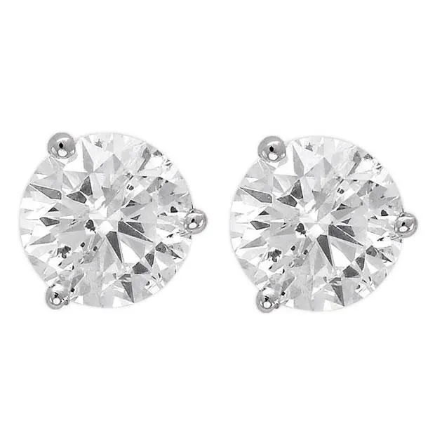 4 Carat Natural Earth Mined Diamond Stud Earrings GB Earrings